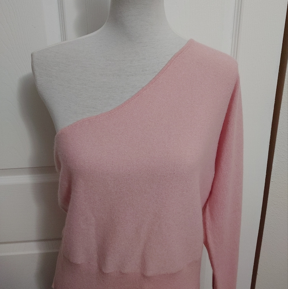 Maeve One-Shoulder Cashmere Sweater - Picture 6 of 11